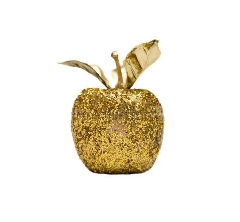 Golden Apple Stock Image Image Of Snack Shine Golden 13345101