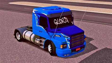 Skins Scania 113 Azul Grafitada MAIS QUALIFICADA Rodrigo Games