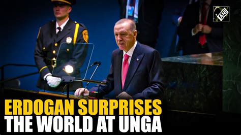 Erdogan Refrains From Addressing Kashmir Issue At Unga For The First