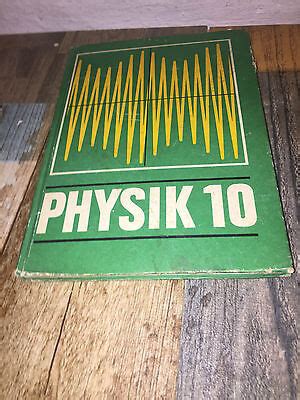 DDR Schulbuch Physik Klasse 10 Verlag Volk Und Wissen EBay