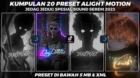 Kumpulan Preset Alight Motion Spesial Sound Kece Kane Terbaru