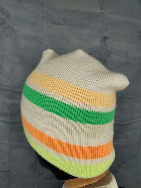 Bonnet Vintage Devise et Gay Rayé Gabba Vintage