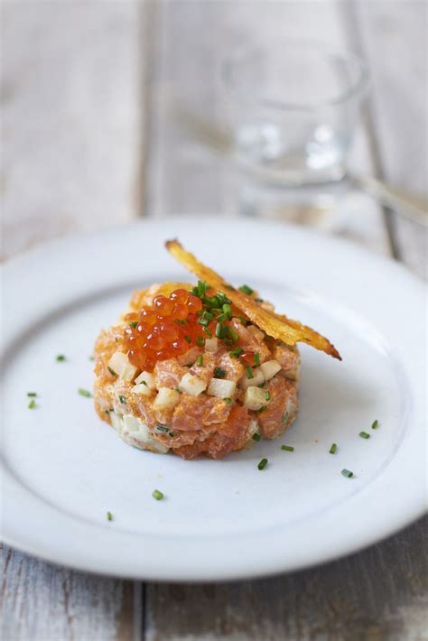 Salmon Tartare With Avocado And Tahini Dressing My Relationship With Food