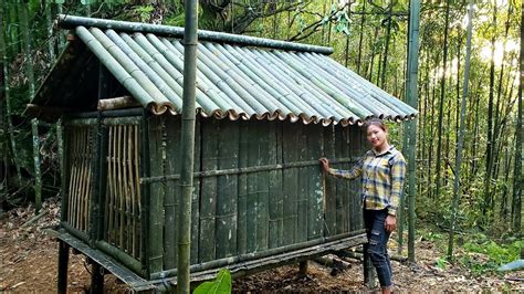 BAMBOO HOUSE How To Build Bamboo House 2021 Bushcraft Vn Ep 39