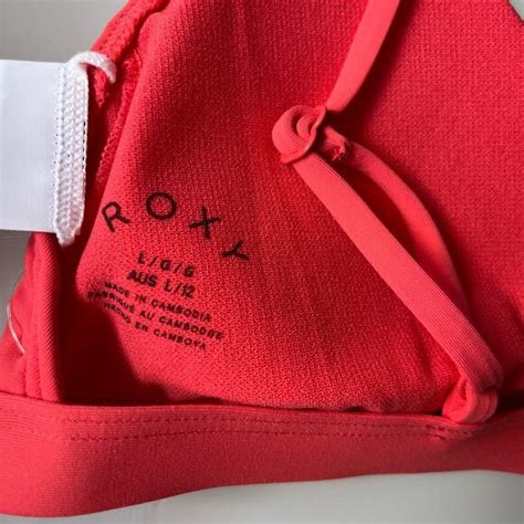 Roxy Swim Roxy Solid Beach Classics Fixed Triangle Bikini Top Poshmark