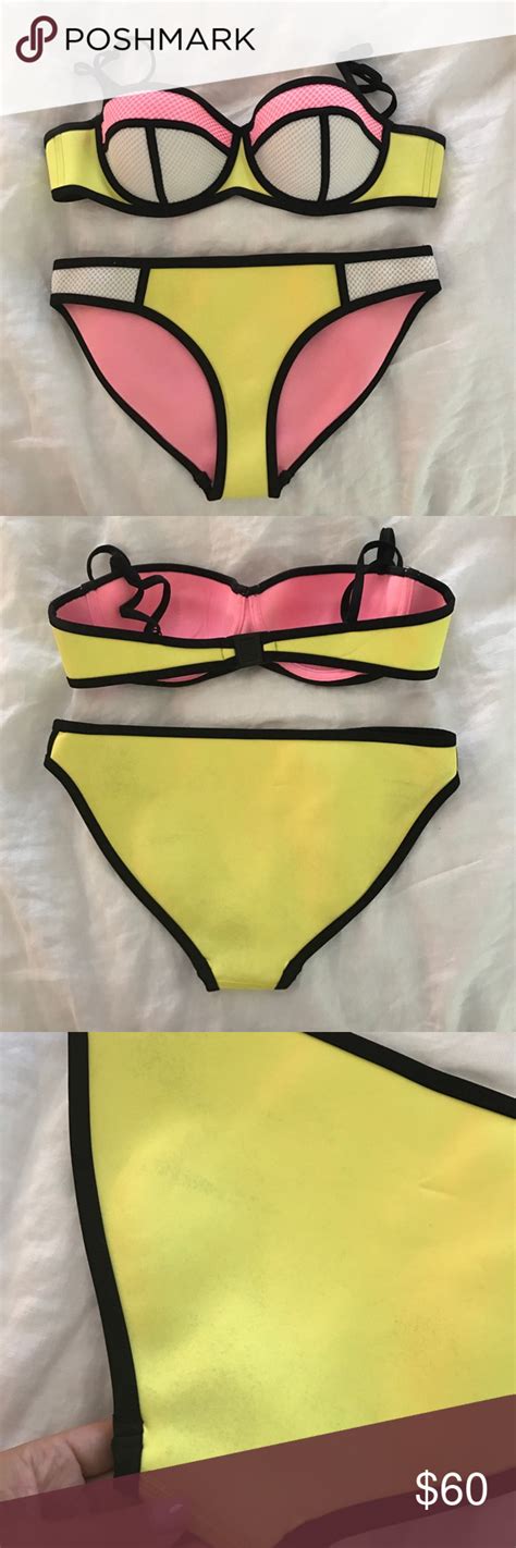 Triangl Poppy Bikini Set In Marshmallow Yellow Poppy Bikini Bikinis