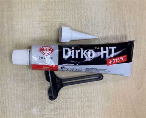 Герметик силиконовый черный Dirko HT 70ml - купить по выгодной цене в ...