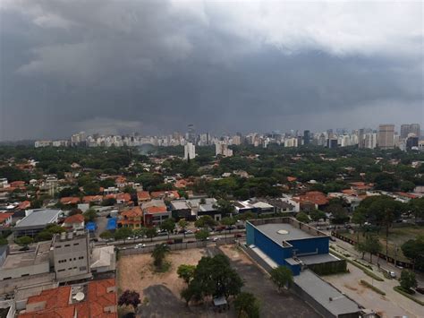 Chuva forte em SP deixa cidade em estado de atenção e derruba árvores