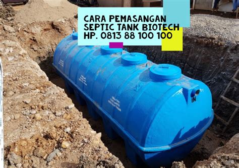 CARA PASANG DAN INSTALASI SEPTIC TANK BIOTECH SEPTIC TANK BIOTECH