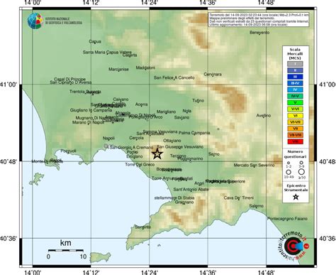 Terremoto Sul Vesuvio Paura Nella Notte A Napoli DATI E MAPPE