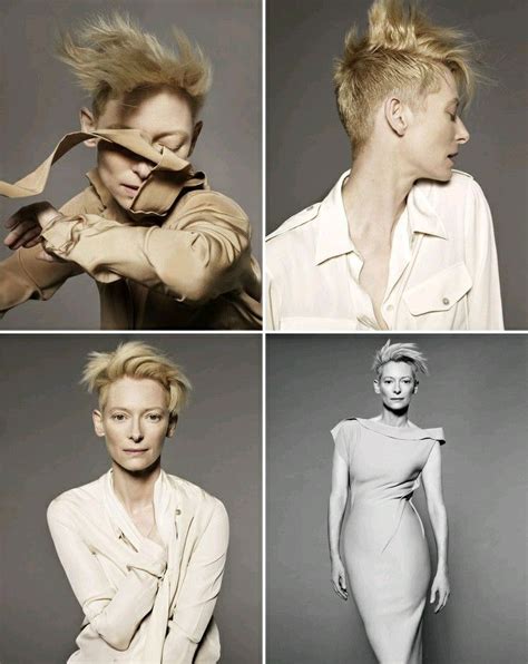 Katherine Mathilda Swinton Short Hair Styles Short Hair Cuts Tilda