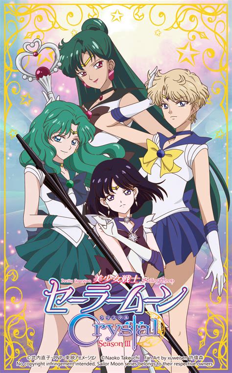 Sailor Moon Crystal Season 3 Outer Senshi By Xuweisen On DeviantArt