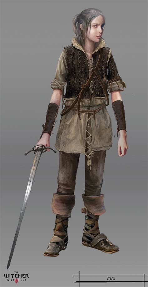 The Witcher 3 Ciri Child Version By Scratcherpen On Deviantart