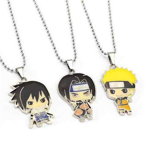Naruto Uchiha Sasuke Uzumaki Naruto Necklace Naruto And Sasuke