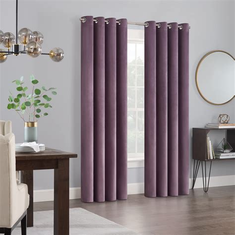 Snapklik.com : Eclipse Aurelia Velvet Room Darkening Grommet Noise