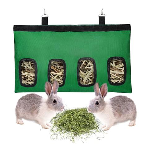 Hay Feeder Rabbit Feeding Bag Rabbit Hay Feeder Small Animal Hay
