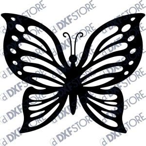 Butterfly Template Free DXF File DXF File Cut Ready For CNC Laser