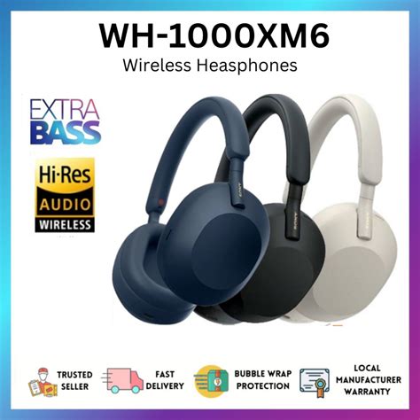 Sony WH-1000XM6 Premium Wireless Bluetooth Over the Ear Active Noise ...