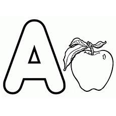 Apple Coloring Pages For Preschoolers Printable : Apple Fruit Coloring ...