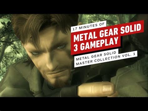 17 Minutes of Metal Gear Solid 3 Gameplay - Metal Gear Solid Master ...