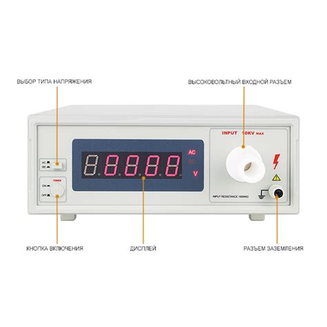 ТЕТРОН-КВ10 Киловольтметр цифровой 10 кВ цена, описание и ...