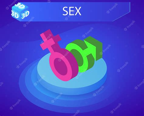 Premium Vector Sex Isometric Design Icon Vector Web Illustration 3d