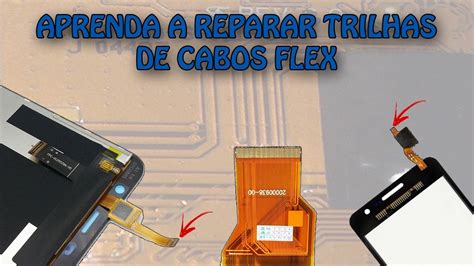 Como Recuperar Consertar Cabo Flat Flet Flex Trilhas Danificadas