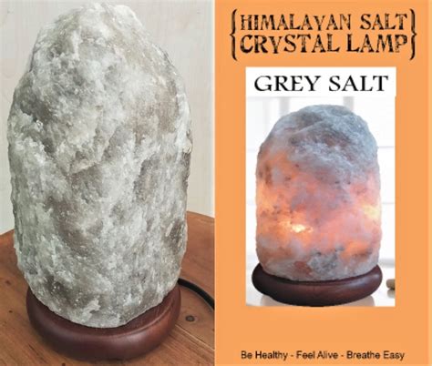 Gray Himalayan Salt Lamp 3 45kg Range Rivendell Shop