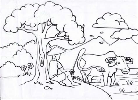 Gambar Pemandangan Kelas 3 Sd 49 Koleksi Gambar