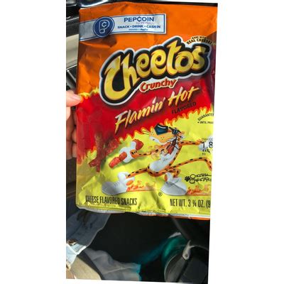 Carbs In Frito Lay Cheetos Crunchy Flamin Hot Cheese Flavored Snacks Carb Manager