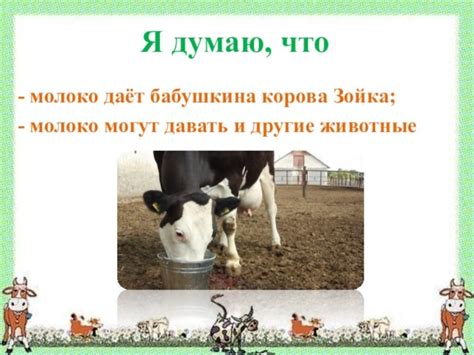 Презентация: Детское исследование - Как молоко попало на стол
