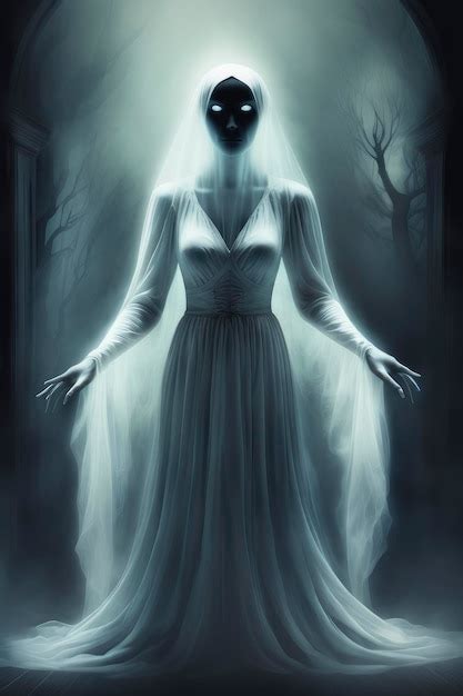 Premium AI Image | ghost woman