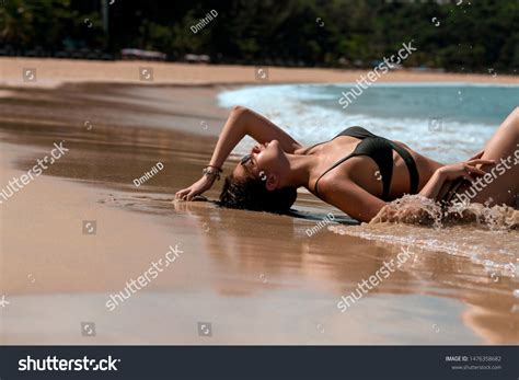 Woman Lying In Bikini Images Stock Photos Vectors Shutterstock