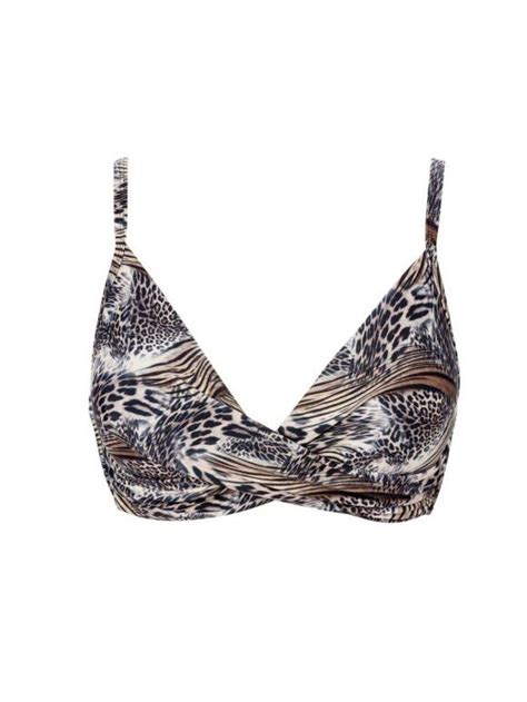 Trofè dyreprintet bikini overdel