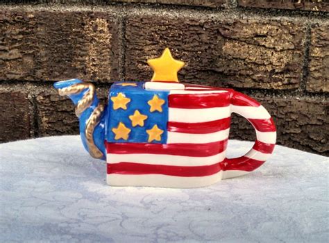 Vintage Oneida Star Spangled Banner U S Flag Collectible Ceramic