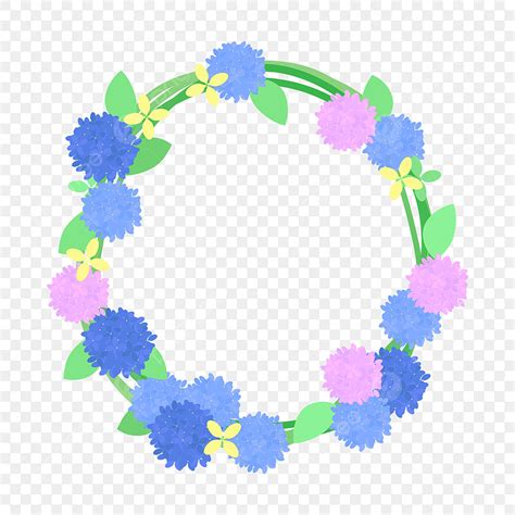 Round Garland Clipart Vector Round Colorful Garland Illustration