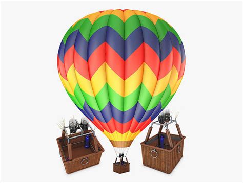 Hot Air Balloon V D Model Cgtrader