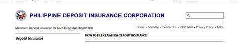 Pdic Gov Ph How To File Claim For Deposit Insurance The Philippine