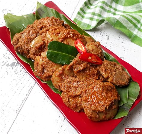 Rendang Jengkol Legit Pedas Khas Rm Padang Resep Resepkoki