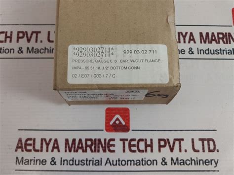 Wika En 837-1 Pressure Gauge 0-85 Psi - Aeliya Marine