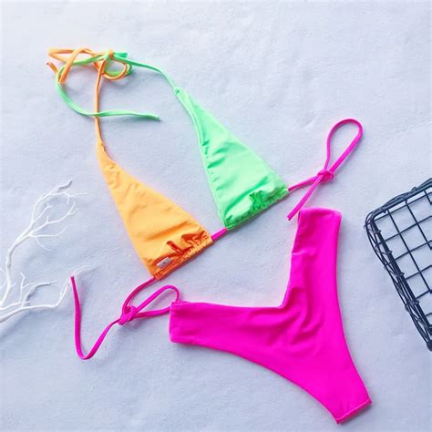 Extrema Sexy Playa Chica Mini Micro Bikini Tres Colores Baño Baju Renang Buy Mini Micro Bikini