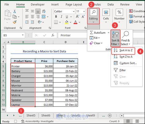 Excel Vba To Sort Column Ascending Examples Exceldemy