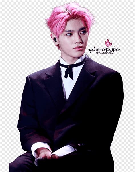 Nct Taeyong Man In Black Suit Jacket Png Pngegg