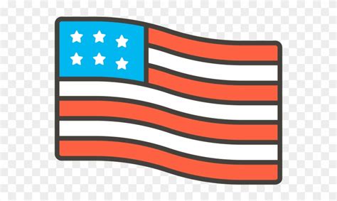 United States Flag Emoji - Vector Graphics Clipart (#256281) - PikPng