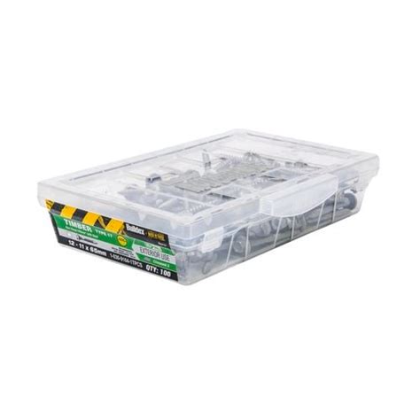 Buildex 12 11 X 65mm Climaseal Hex Head Timber Tek Screws With Seal