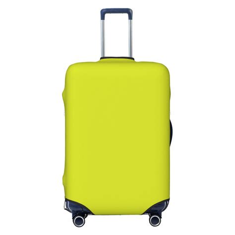 Ocsxa Travel Dust Proof Suitcase Cover Yellow Print Luggage Cover