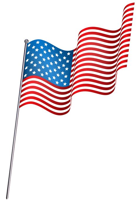 American Waving Flag Png Clip Art Gallery Yopriceville High Quality Free Images And