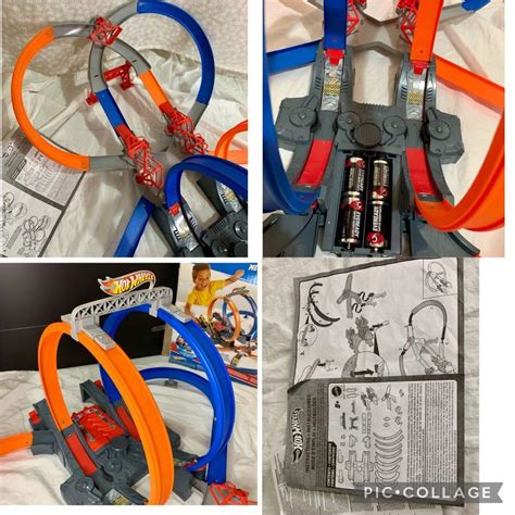 Mattel Hot Wheels Mega Loop Mayhem Track Set Hobbies Toys Toys Games On Carousell