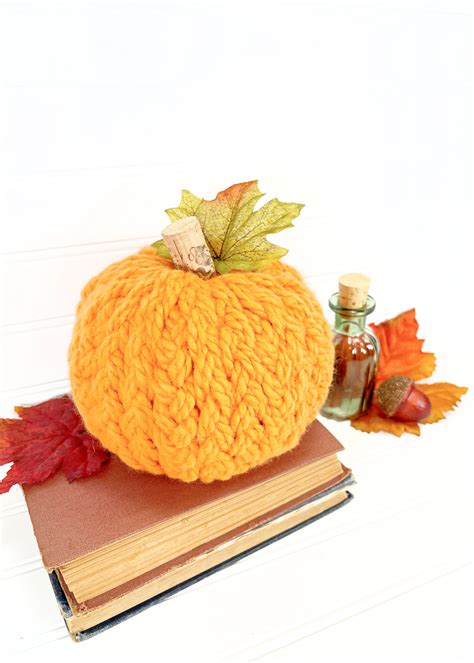 Foam Pumpkin Craft Ideas: Yarn Pumpkin DIY - A Country Girl's Life