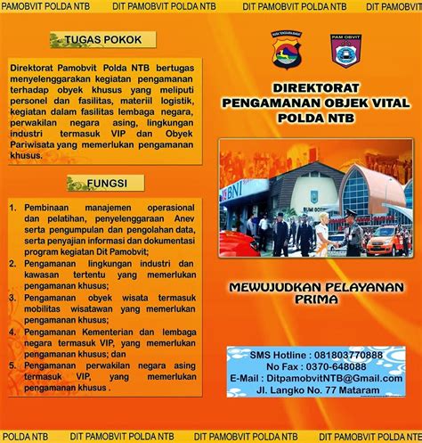 Ditpamobvit Polda Ntb Visi Dan Misi